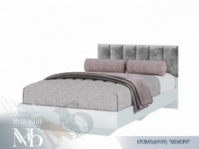 Кровать 1,2м Мемори КР-09 в Чистоозёрном - chistoozyornoe.mebel-nsk.ru | фото