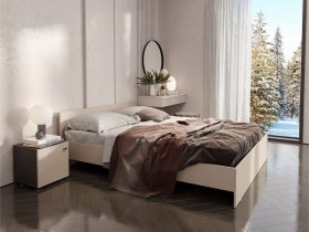Кровать двухспальная 1,6м Гиза в Чистоозёрном - chistoozyornoe.mebel-nsk.ru | фото