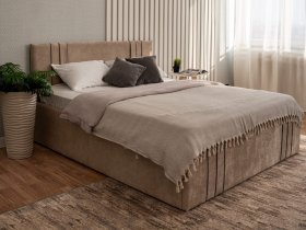 Кровать двуспальная 1,4м с подъем. мех. Леванте в Чистоозёрном - chistoozyornoe.mebel-nsk.ru | фото