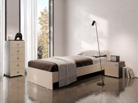 Кровать односпальная 0,9м Гиза в Чистоозёрном - chistoozyornoe.mebel-nsk.ru | фото