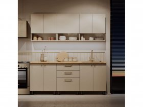 Кухонный гарнитур Орма 2,0м в Чистоозёрном - chistoozyornoe.mebel-nsk.ru | фото