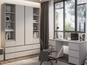 Модульная детская Люмо (кашемир) в Чистоозёрном - chistoozyornoe.mebel-nsk.ru | фото