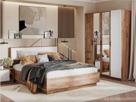Модульная спальня Орегон в Чистоозёрном - chistoozyornoe.mebel-nsk.ru | фото