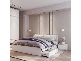 Модульная спальня Симпл в Чистоозёрном - chistoozyornoe.mebel-nsk.ru | фото