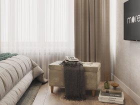 Пуф Чарли-2 (капучино) в Чистоозёрном - chistoozyornoe.mebel-nsk.ru | фото