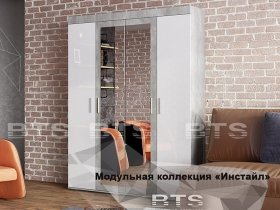 Шкаф четырехстворчатый Инстайл ШК-31 в Чистоозёрном - chistoozyornoe.mebel-nsk.ru | фото