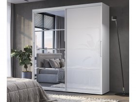 Шкаф-купе Крафт-6 2,0м (белый) в Чистоозёрном - chistoozyornoe.mebel-nsk.ru | фото