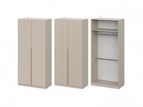 Шкаф ШК-100 Эккервуд (меланж) в Чистоозёрном - chistoozyornoe.mebel-nsk.ru | фото