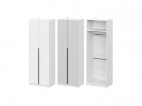 Шкаф ШК-75 Эккервуд (белый) в Чистоозёрном - chistoozyornoe.mebel-nsk.ru | фото