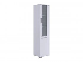Стеллаж Лайт-2 (белый/белый) в Чистоозёрном - chistoozyornoe.mebel-nsk.ru | фото