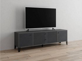 Тумба под ТВ Парус-10 (графит/гранит лофт) в Чистоозёрном - chistoozyornoe.mebel-nsk.ru | фото